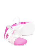 Scarpe per neonata Emilio Pucci Junior rosa con nastro - Rubino Kids