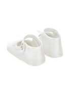 Scarpe per neonata Monnalisa bianche con chiusura a bottoni - Rubino Kids