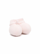 Scarpe primi passi per neonata Bonpoint rosa con fiocco - Rubino Kids