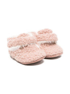 Scarpe primi passi per neonata Douuod Kids rosa con tessuto testurizzato - Rubino Kids