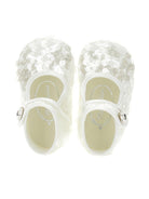 Scarpe primi passi per neonata Monnalisa bianche con paillettes - Rubino Kids