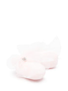 Scarpe primi passi per neonata Monnalisa rosa con fiocco - Rubino Kids