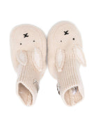 Scarpe primi passi per neonati Donsje beige a forma di coniglio - Rubino Kids