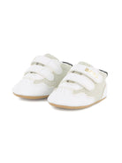 Scarpe primi passi per neonato Boss Kids bianco con motivo a pois - Rubino Kids
