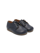 Scarpe primi passi per neonato Eli1957 blu con lacci - Rubino Kids