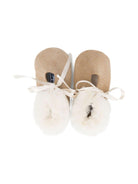 Scarpette primi passi per neonata Tartine Et Chocolat beige con effetto glitter - Rubino Kids