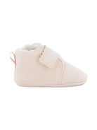 Scarpine per neonata Chloé Kids rosa con borso a smerlo - Rubino Kids