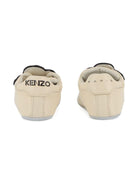 Scarpine primi passi per neonata Kenzo Kids beige con ricamo Boke Flower - Rubino Kids