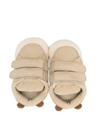 Scarpine primi passi per neonati Donsje beige con applicazione orecchie da orsetto - Rubino Kids