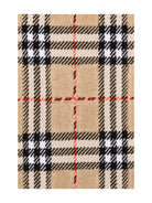 Sciarpa per bambina Burberry Kids beige con motivo a quadri - Rubino Kids
