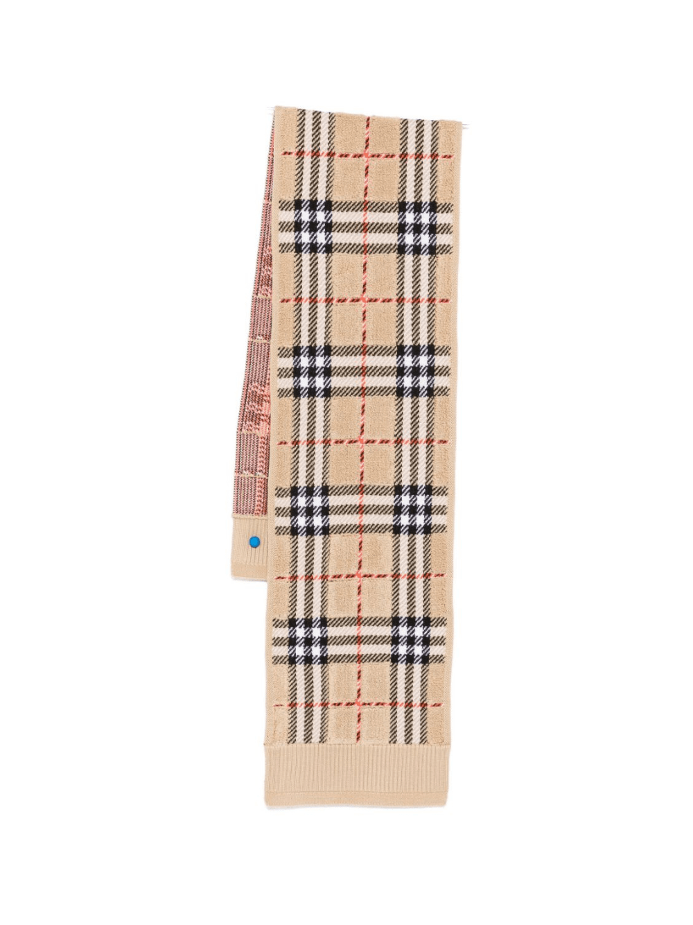 Sciarpa per bambina Burberry Kids beige con motivo a quadri - Rubino Kids