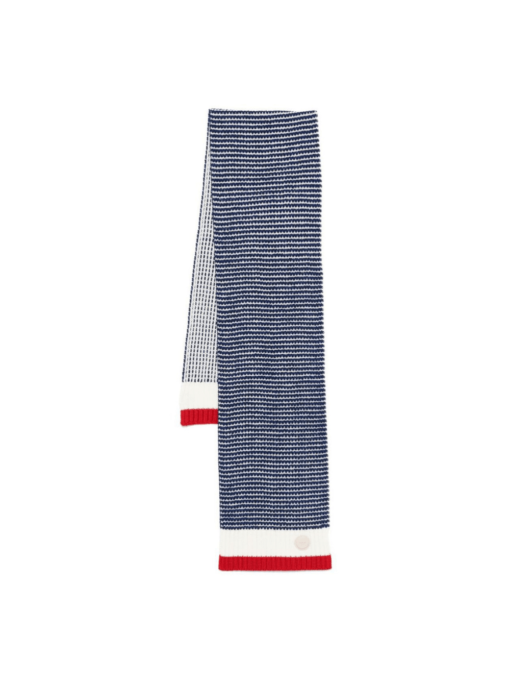 Sciarpa per bambino Emporio Armani Kids blu con strisce bianche - Rubino Kids