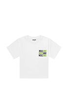 Set 2 pezzi da bambino Moschino Kids verde con stampa logo - Rubino Kids