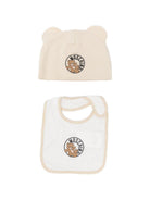 Set 2 pezzi Moschino Kids beige con stampa Teddy bear - Rubino Kids