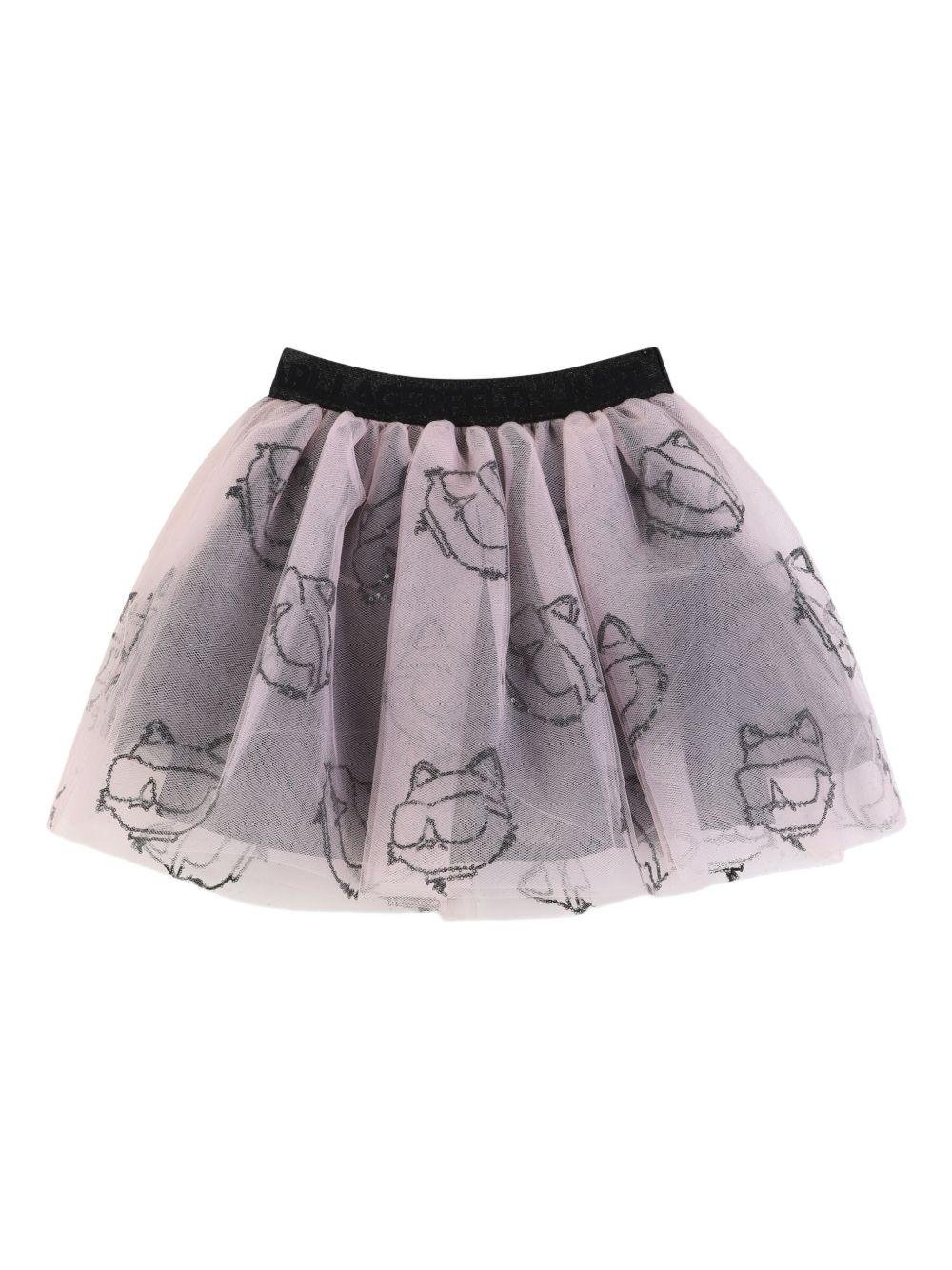 Set 2 pezzi per neonata Karl Lagerfeld Kids multicolore con stampa ikon choupette - Rubino Kids