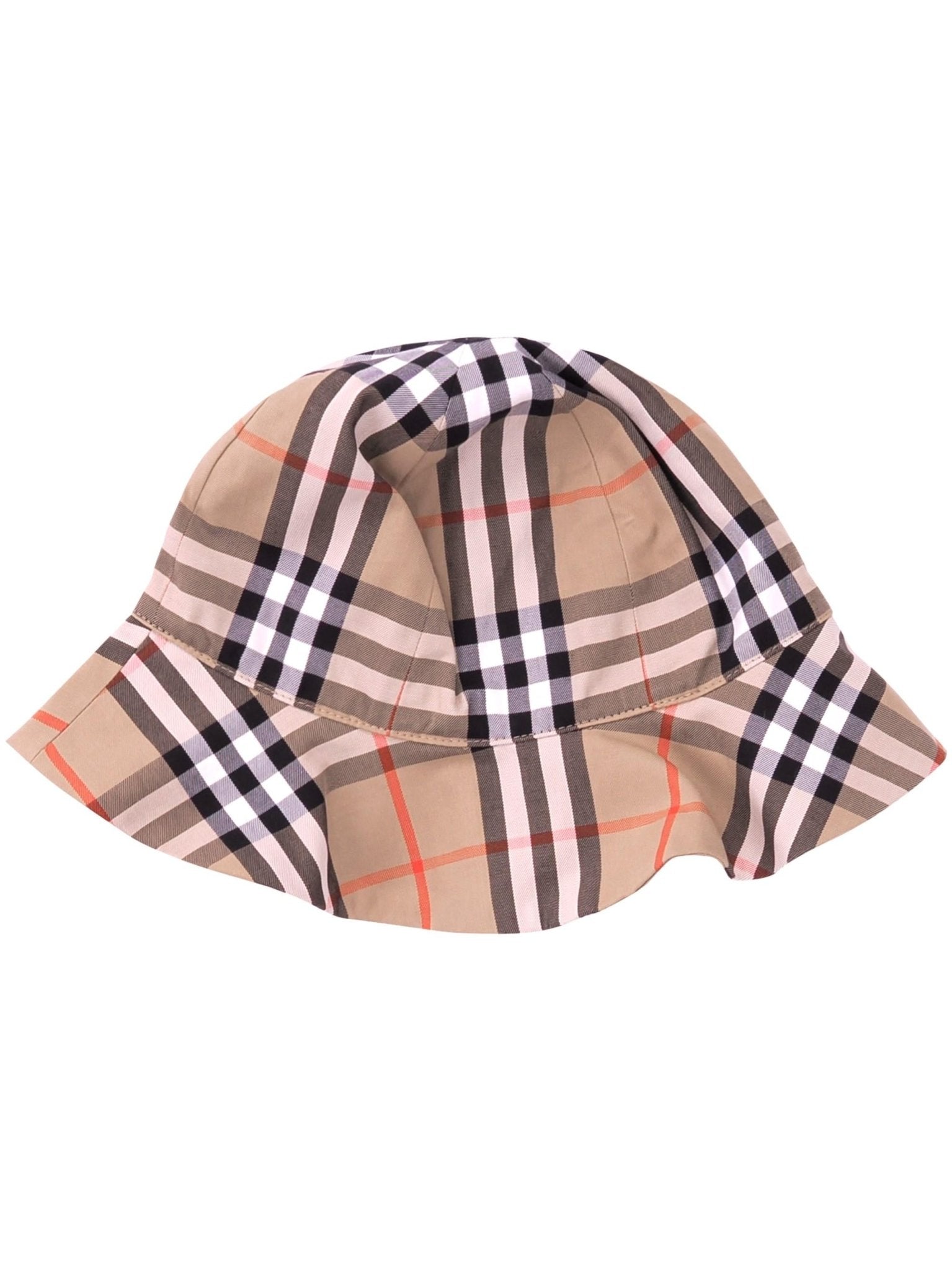 Set abito e body per neonata Burberry Kids beige con motivo a quadri - Rubino Kids