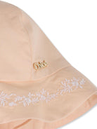 Set abito e cappellino per neonata Chloé Kids rosa con ricamo floreale - Rubino Kids