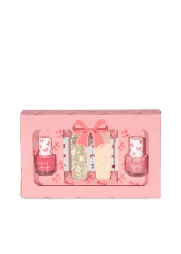 Set accessori per unghie per bambina Konges Sløjd multicolore con decorazione fiocchi - Rubino Kids