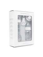 Set biberon e ciuccio per neonati Emporio Armani Kids bianco con stampa - Rubino Kids