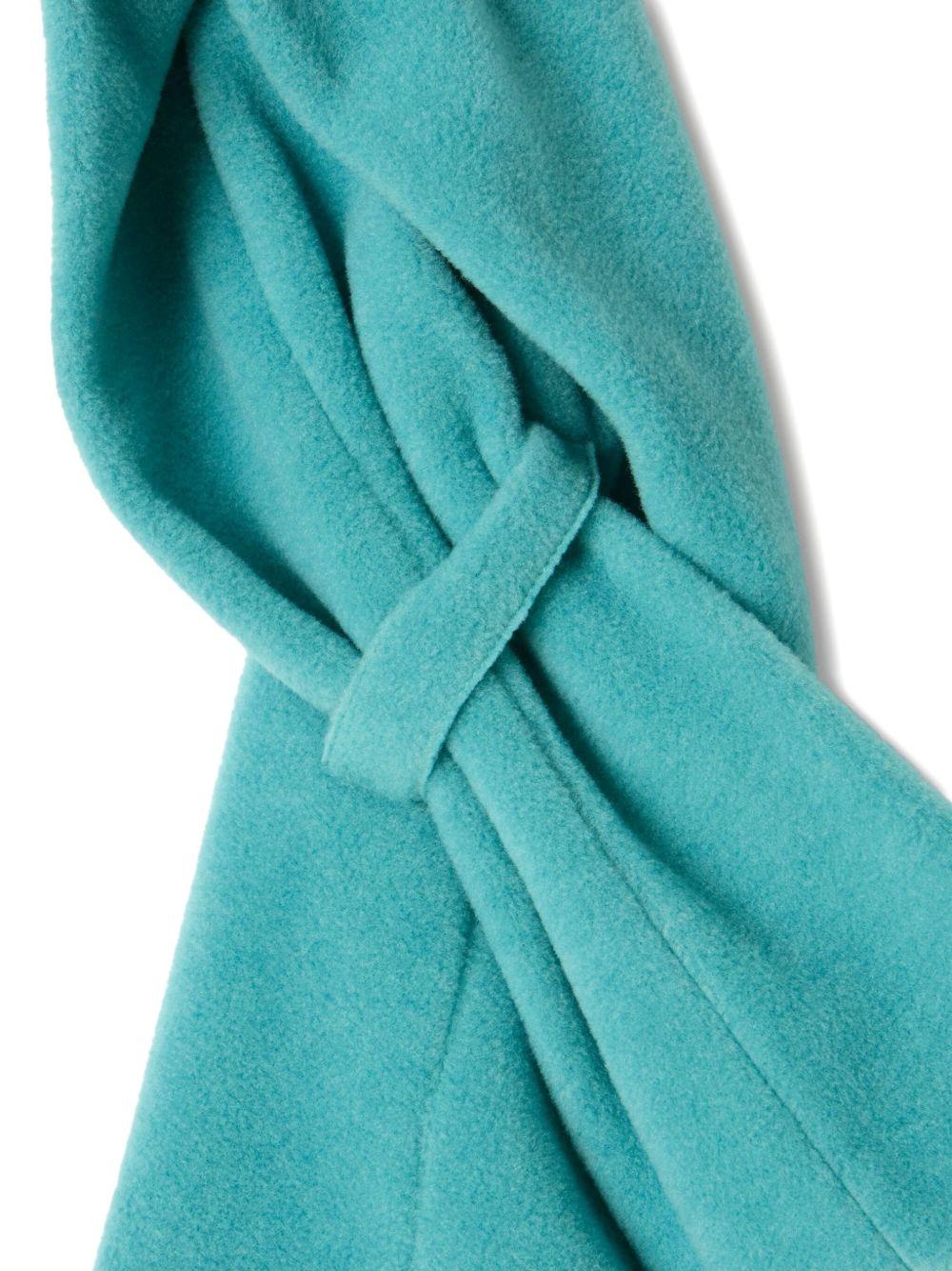 Set cappello e sciarpa per neonato Il Gufo azzurro con dettaglio orecchie - Rubino Kids