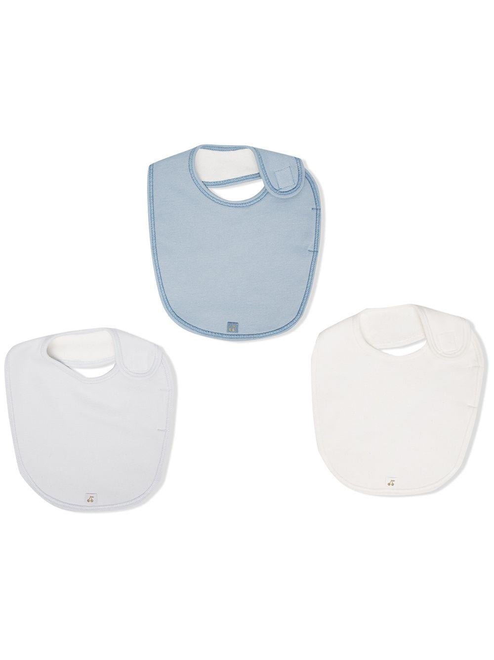 Set di bavaglini per neonato Bonpoint multicolore a chiusura laterale - Rubino Kids