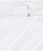 Set di due body per neonati Petit Bateau bianchi con manica corta - Rubino Kids