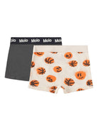 Set di due boxer Justin Molo multicolore con stampa basketball - Rubino Kids