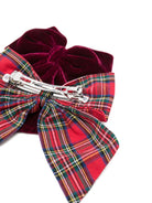 Set di due fermagli per capelli per bambina MIMI & LULA rossi con chiusura a clip - Rubino Kids