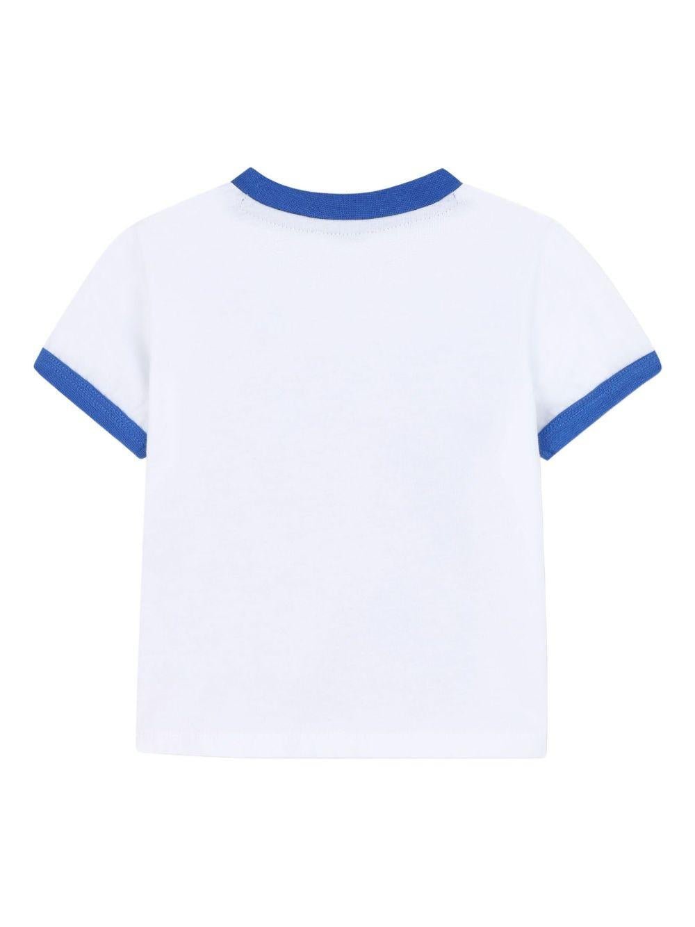 Set di due t-shirt per neonato Kenzo Kids multicolore con stampa tigre - Rubino Kids