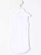 Set di due tutine per neonati Petit Bateau bianche con scollo rotondo - Rubino Kids