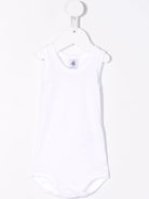 Set di due tutine per neonati Petit Bateau bianche con scollo rotondo - Rubino Kids