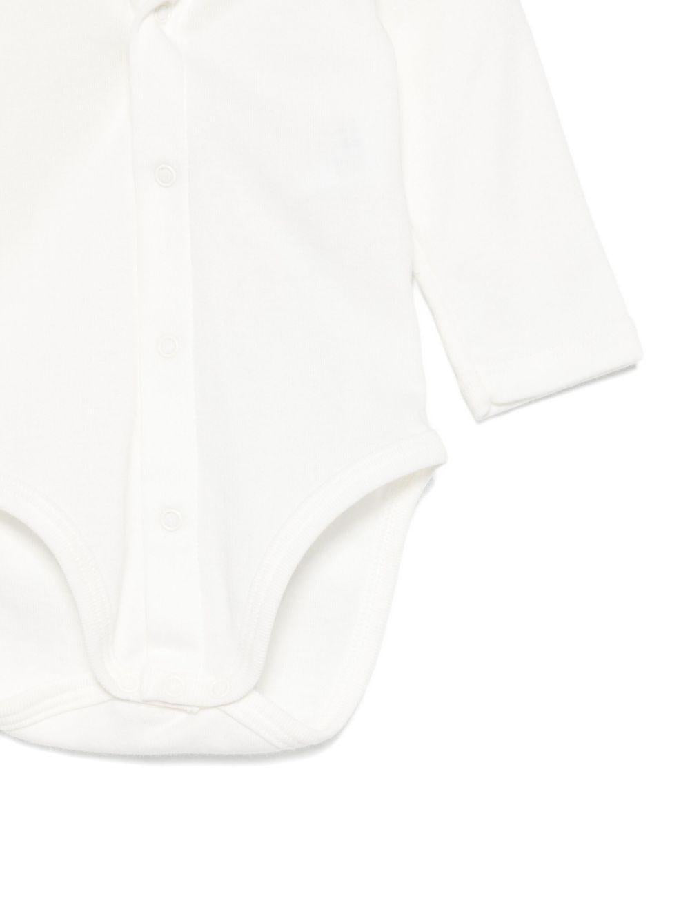 Set di tre per neonata Petit Bateau rosa con stampa floreale - Rubino Kids