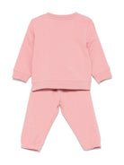 Set di tre tute con stampa per neonata Calvin Klein Kids rosa con chiusura con bottoni - Rubino Kids