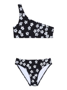 Set due pezzi bikini per bambina The Marc Jacobs Kids nero con stampa fiori - Rubino Kids
