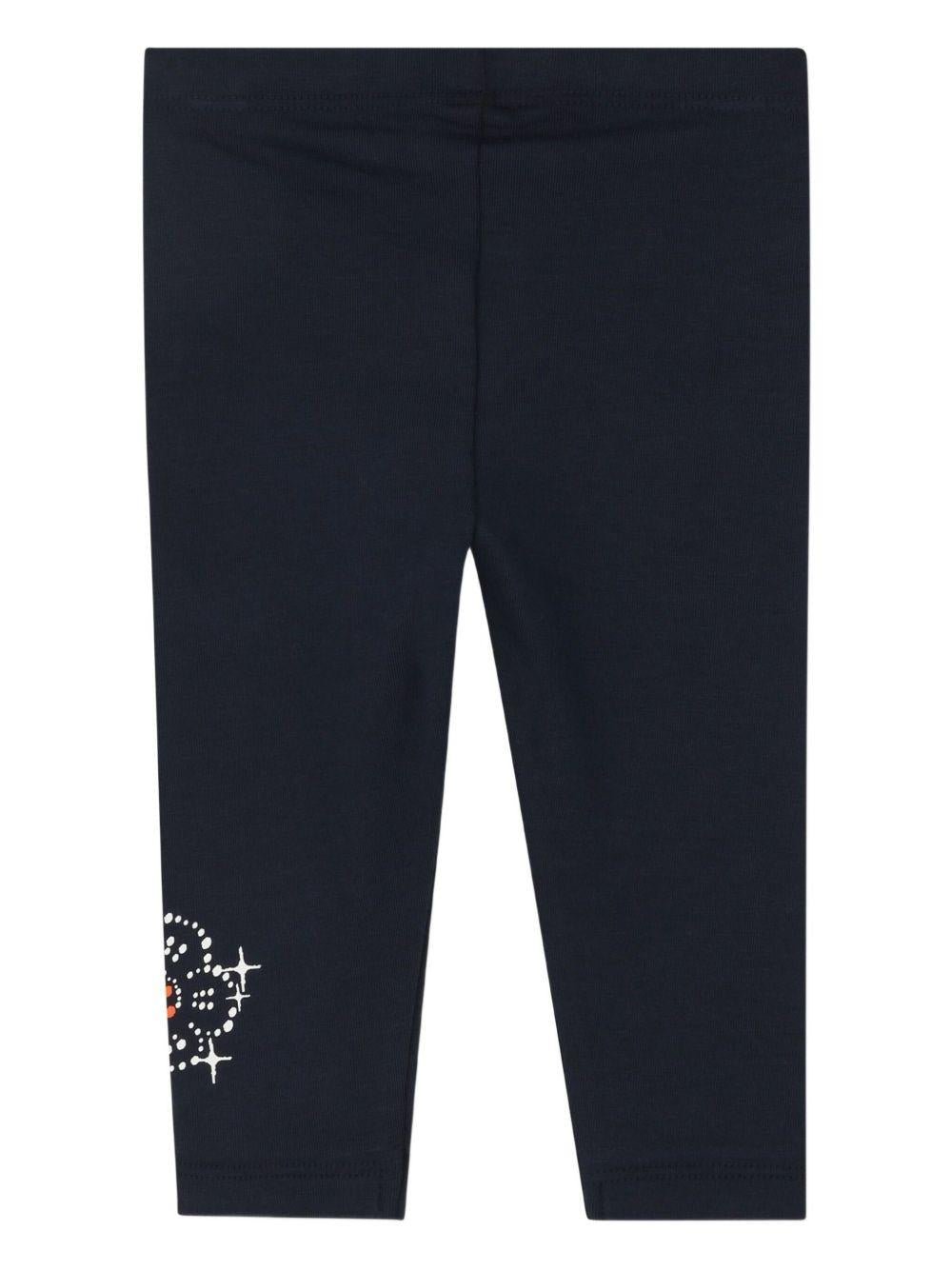 Set due pezzi per neonata Kenzo Kids blu a righe - Rubino Kids