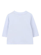 Set due pezzi salopette e t-shirt per neonato BOSS Kids blu con tasca applicata con logo - Rubino Kids