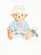 Set due tutine per neonato Polo Ralph Lauren Kids bianche con stampa orsetto - Rubino Kids