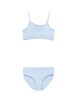 Molo Jinny baby girl's underwear set in light blue with ruffled detail