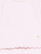 Set maglia e pantaloni per neonata Paz Rodríguez rosa con maglia in pizzo - Rubino Kids