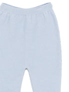 Set maglioncino e pantaloni per neonati Paz Rodriguez blu con lavorazione in pointelle - Rubino Kids