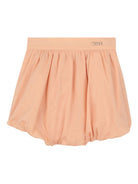 Set neonata Chloé Kids arancione pesca con ricamo e ruches - Rubino Kids