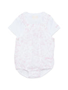 Set t-shirt e tutina per neonata Givenchy Kids rosa con stampa grafica all - over - Rubino Kids