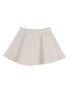 Set t-shirt, giacca e gonna per neonata Michael Kors Kids beige con design svasato - Rubino Kids