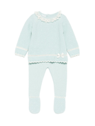 Set top e pantaloni per neonata Paz Rodrìguez verde in pizzo - Rubino Kids