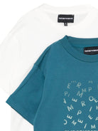 Set tre pezzi per bambino Emporio Armani Kids multicolor con fantasie diverse - Rubino Kids