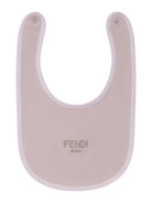 Set tre pezzi per neonata Fendi Kids beige con logo Fendi - Rubino Kids