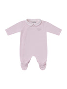 Set tre pezzi per neonata Fendi Kids rosa con logo Fendi sul davanti - Rubino Kids