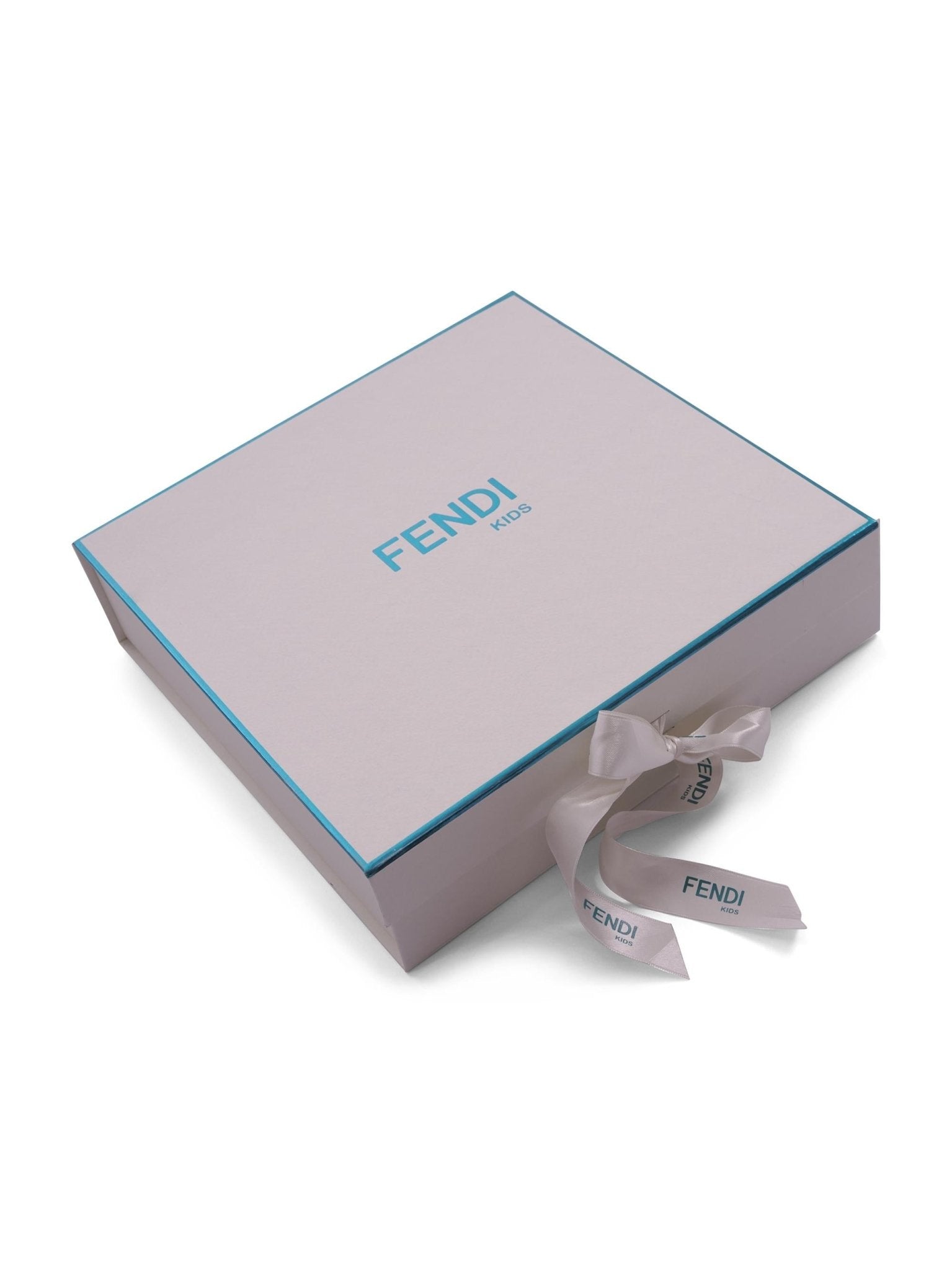 Set tre pezzi per neonati Fendi Kids beige con stampa Cavallino Fendi - Rubino Kids