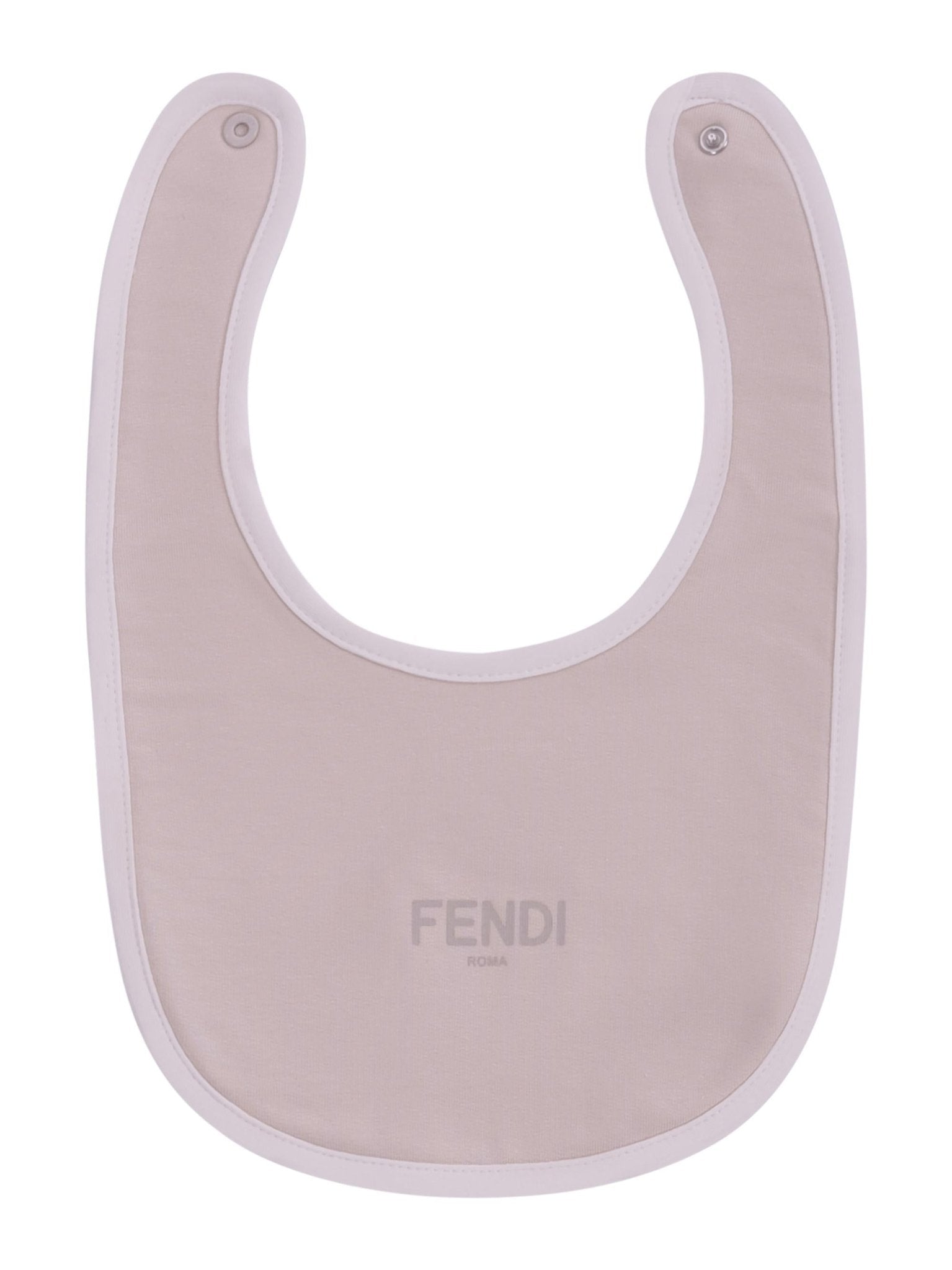 Set tre pezzi per neonati Fendi Kids beige con stampa Cavallino Fendi - Rubino Kids