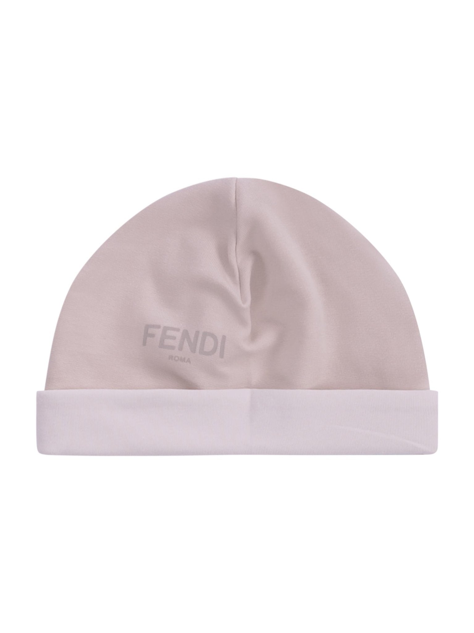 Set tre pezzi per neonati Fendi Kids beige con stampa Cavallino Fendi - Rubino Kids